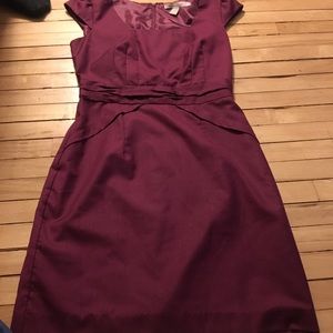 Burgundy dress